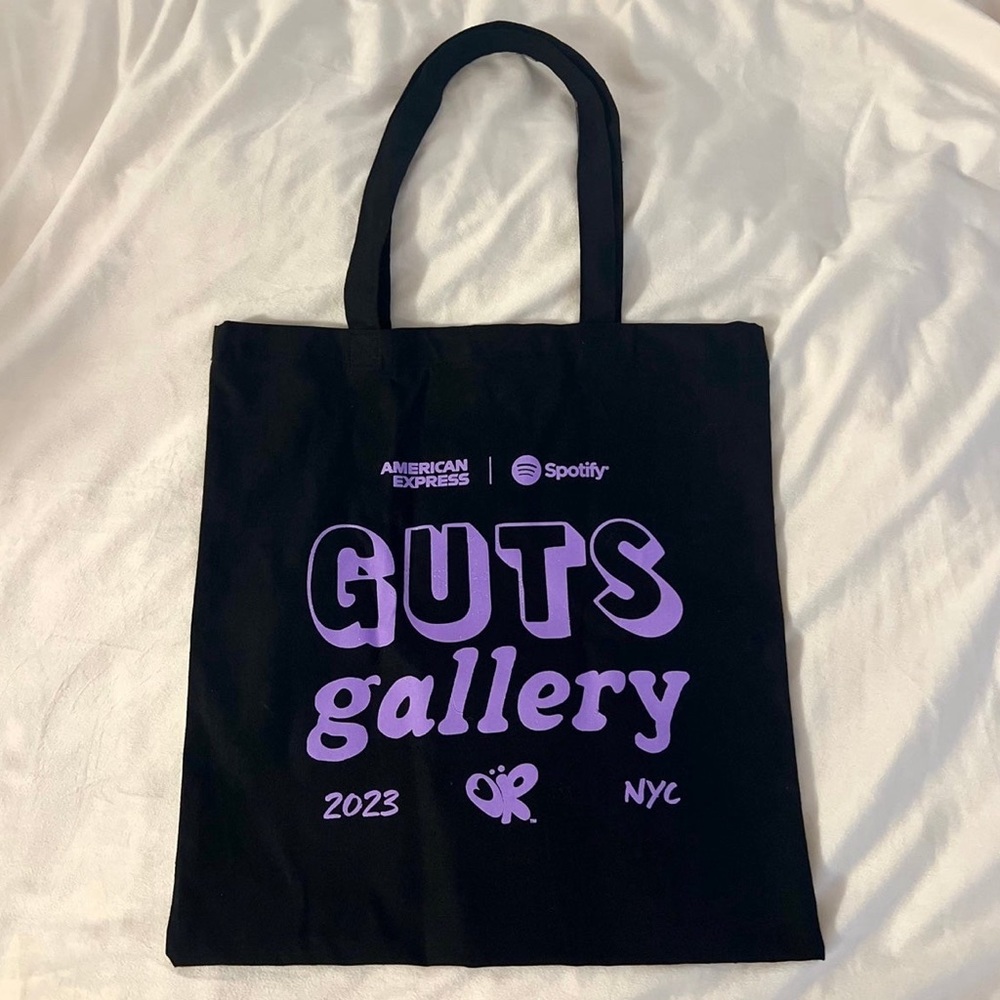 Olivia Rodrigo Guts Gallery NYC Tote Bag Pop-Up Exclusive Collectible